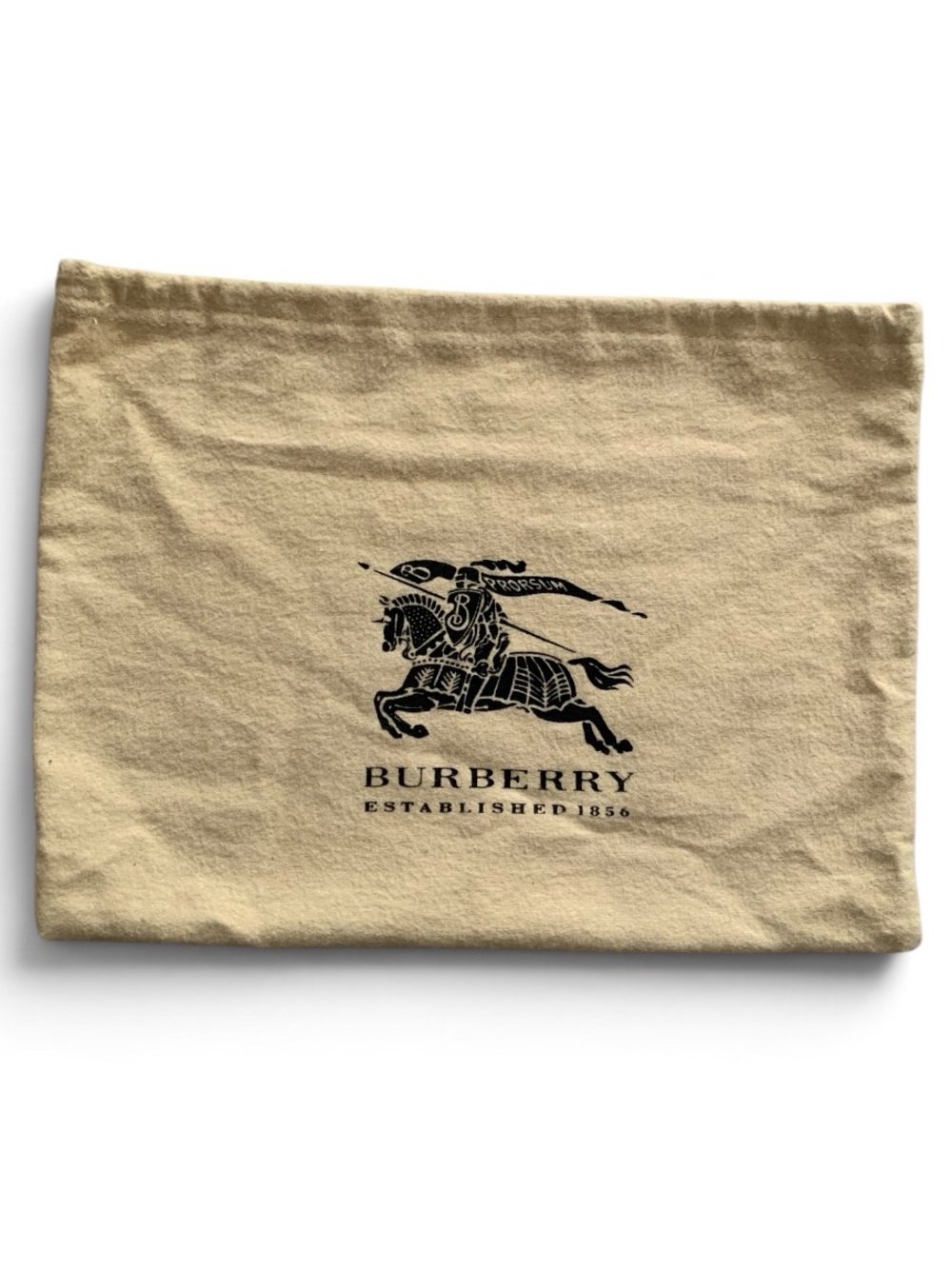 BURBERRY Beige Canvas Dust Bag